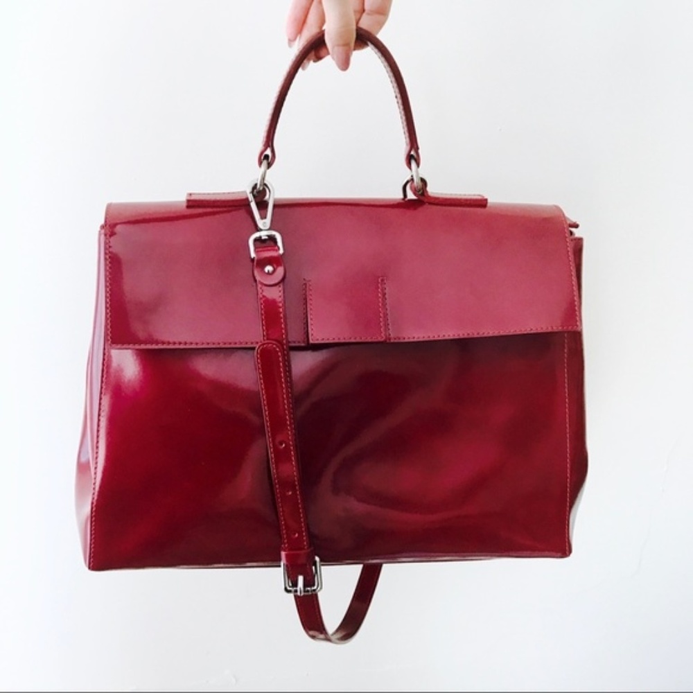 Gianni Chiarini Leather Bag Bordeaux Color…